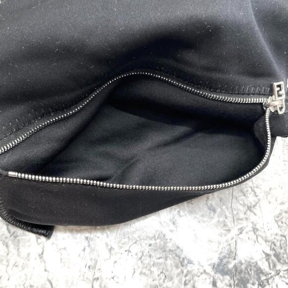 Authentic FENDI Mamma Zucca Bucket Baguette Shoulder Flap Bag Black Purse Tote - Picture 15 of 15